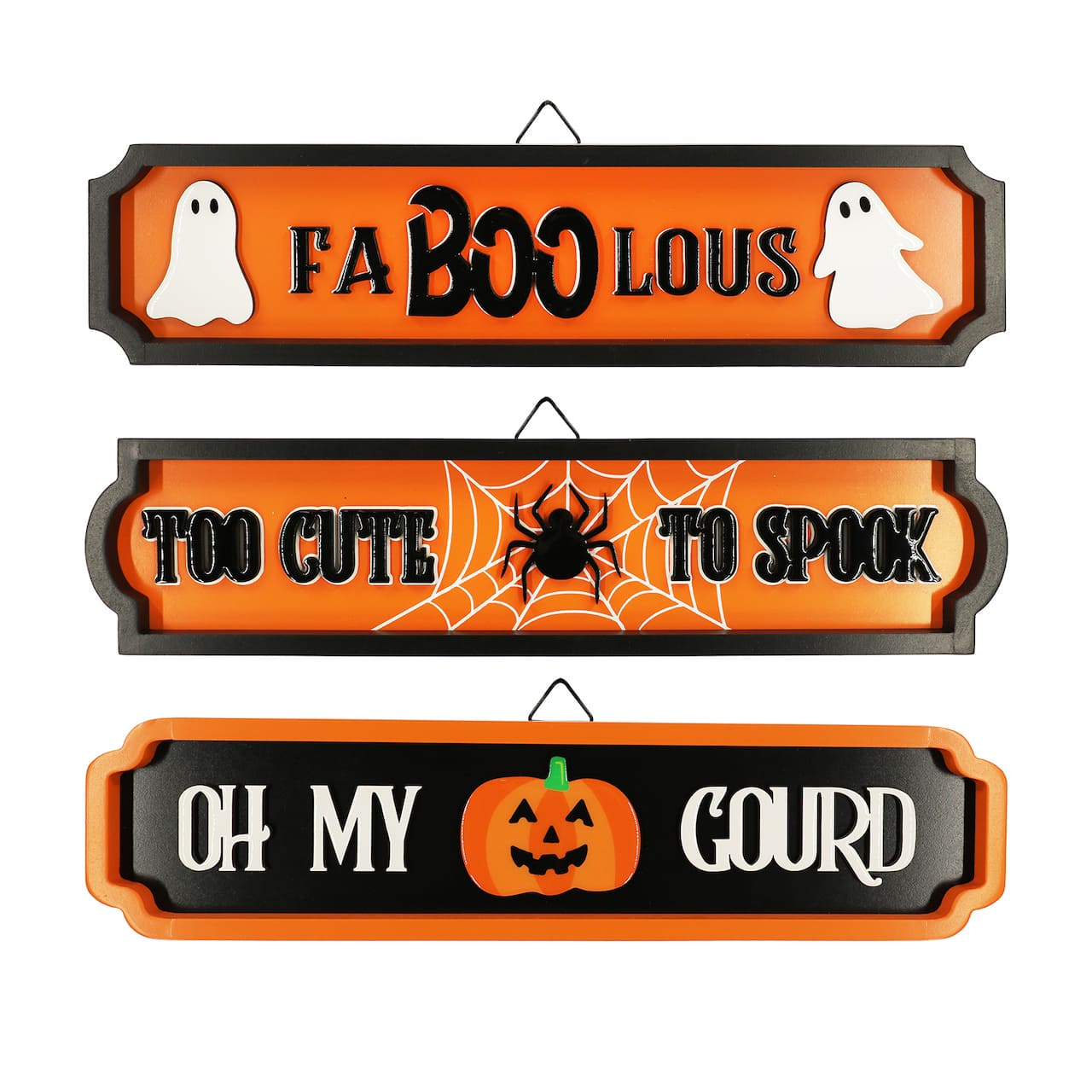 Assorted 15" Playful Halloween Saying Wall Sign, 1pc. by Ashland®